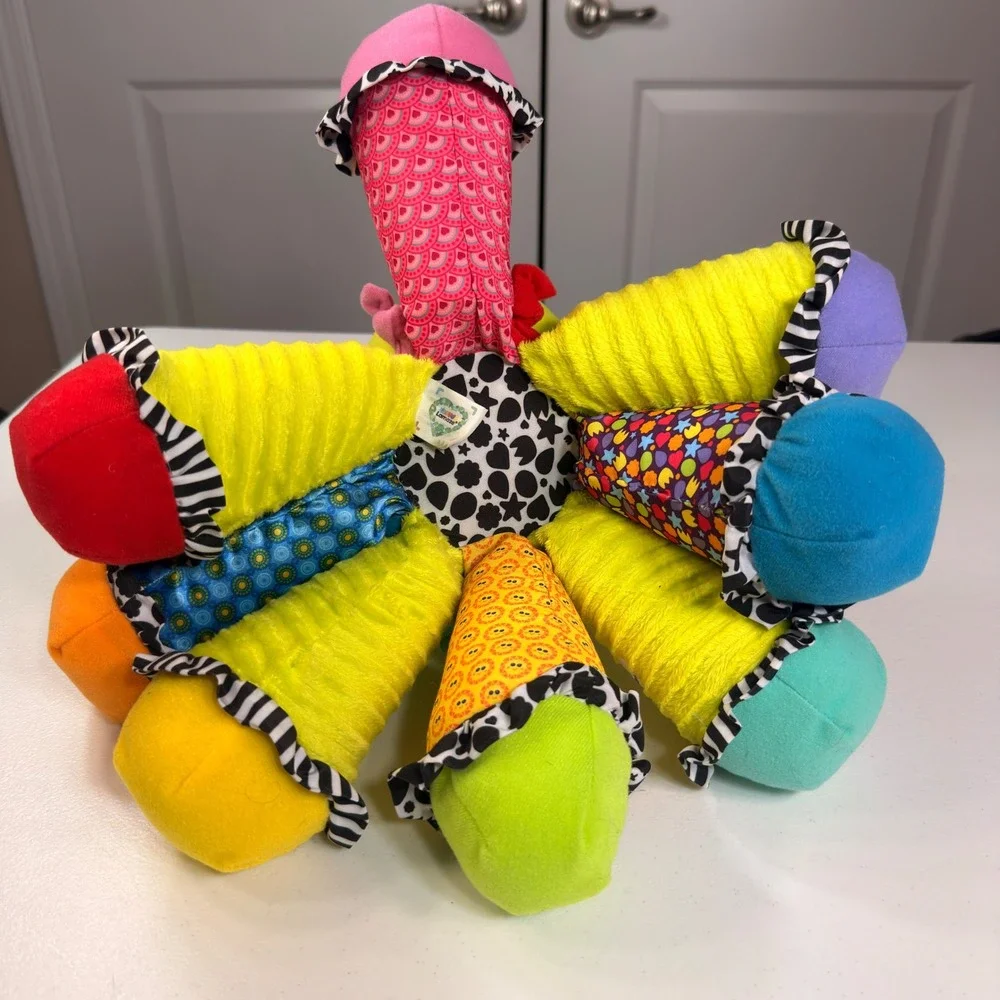 Lamaze Octotunes Musical Octopus Plush Sensory Baby Toy Colorful Developmental